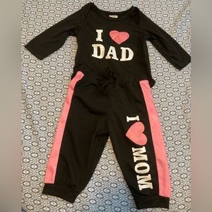 Baby matching outfit